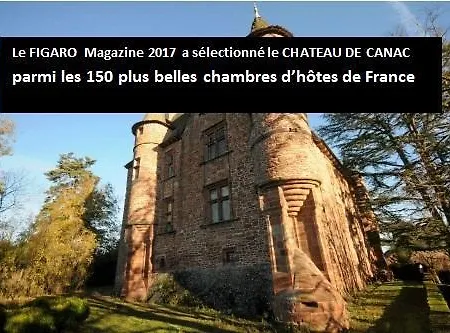 Chateau De Canac Bed & Breakfast 3*